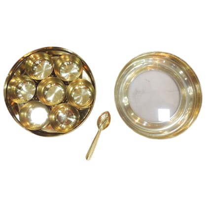 Brass Storage Box | Traditional Decorative Container, Height : 2 Inch (ZMAS585 M)