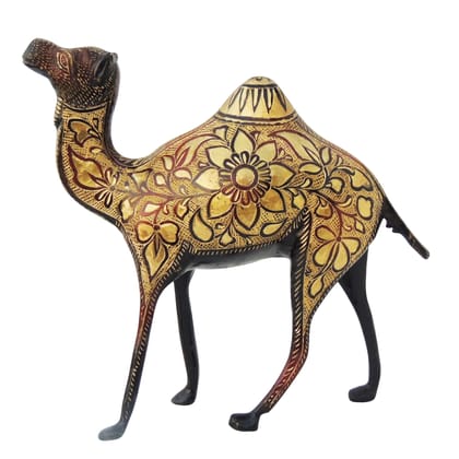 Brass Camel Table Decor Showpiece Statue for Home, Office & Gifting, Height : 9.5 Inch (ANMAS142 B) Brass Camel Table Decor Showpiece Statue for Home, Office & Gifting, Height : 9.5 Inch (ANMAS142 B)
