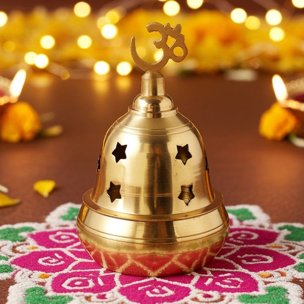 Brass Apple Goblet Deepak No. 3 (ZMAS401 C)
