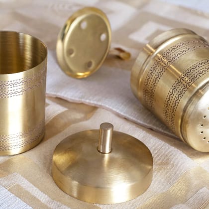 Brass Coffee Filter | Traditional South Indian Coffee Maker, Height : 6.5 Inch (BCMAS179 D)