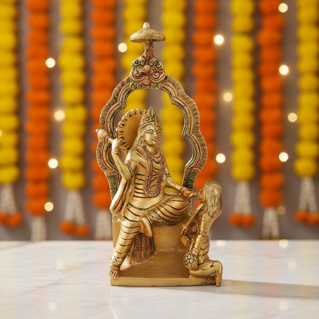 Brass Baglamukhi Ji Idol, Height : 10.5 Inch (BSMAS967 C)