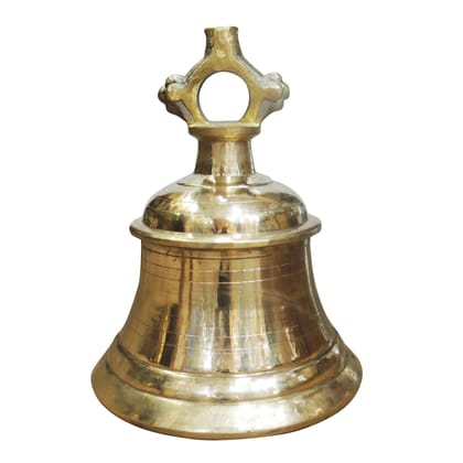 Brass Temple Hanging Ghanta, Hanging Bell, Ghanta 101 KG - Extra Large Brass Temple Ghanta for Big Temple (ZMAS493 X)