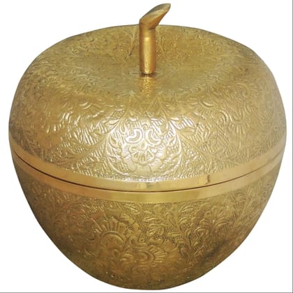 Brass Apple Shape Decorative Bowl | Luxury Fruit Bowl Home Decor, Height : 7 Inch (FMAS316 A) Brass Apple Shape Decorative Bowl | Luxury Fruit Bowl Home Decor, Height : 7 Inch (FMAS316 A)