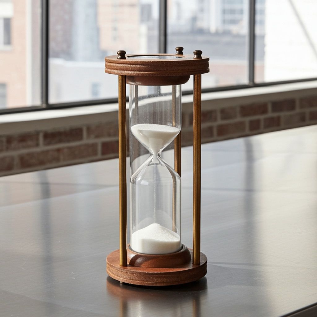 Brass Showpiece Sand Timer (ZMAS448 A)
