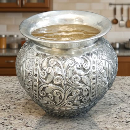 Pure Copper Lota | Ayurvedic Water Pot For Pooja & Drinking, Height : 4.2 Inch (ZMAS610&nbsp;D)