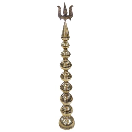 Brass Kalash Decorative Pot | Religious Brassware, Height : 60 Inch (ZMAS325 N)