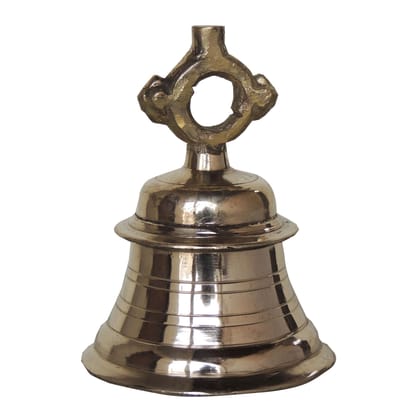 Brass Temple Hanging Ghanta, Hanging Bell, Ghanta 2 KG - Heavy Brass Temple Bell for Worship (ZMAS493 F) Brass Temple Hanging Ghanta, Hanging Bell, Ghanta 2 KG - Heavy Brass Temple Bell for Worship (ZMAS493 F)