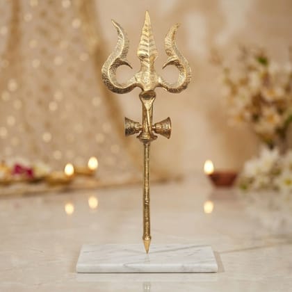 Brass Trishul, Height : 60 Inch (ZMAS622 I)