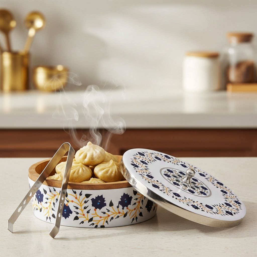 Wooden Decorative Bowl | Natural Finish Home & Table Decor, Diameter : 8.7 Inch (WMAS075 A)