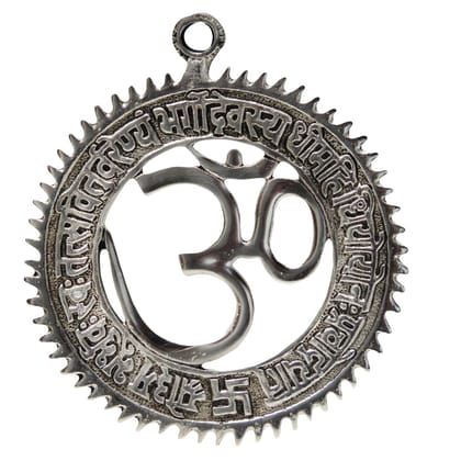 Aluminum Showpiece Om Mantra Statue (ASMAS098)