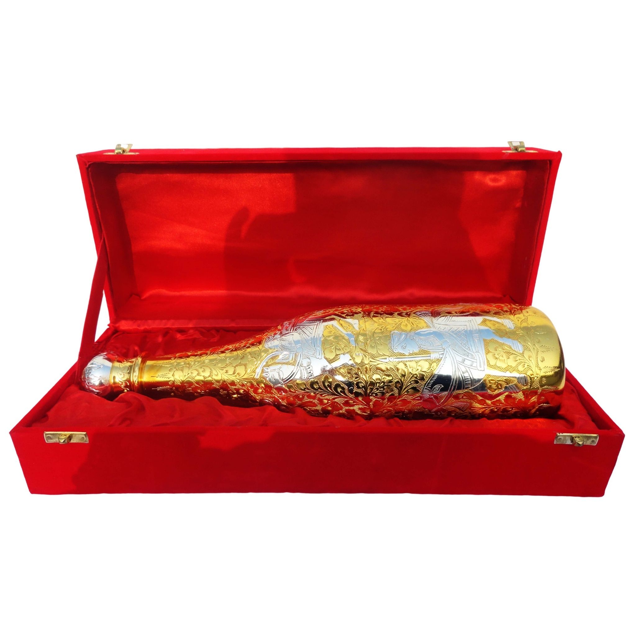 Premium Brass Champagne Bottle Decorative Cover � Party & Bar D�cor , Height : 16 Inch (BMAS142)