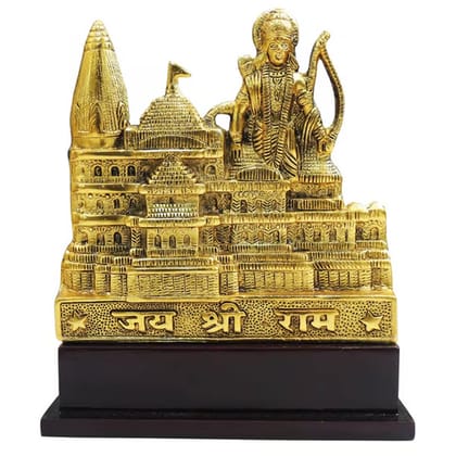 Aluminium Showpiece Ram Ji Ayodhya Mandir, Height : 10 Inch (ASMAS470 B)