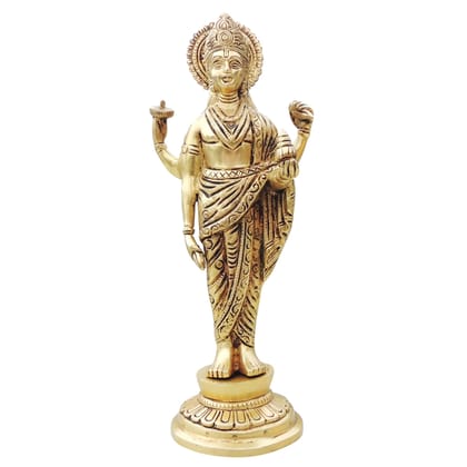 Brass Dhanvantari Premium Murti, Height : 11.5 Inch (BSMAS913 X)