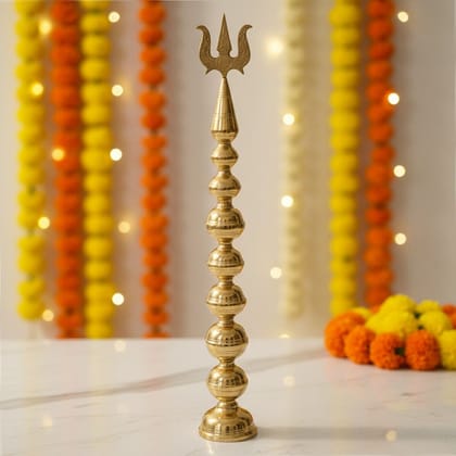 Brass Kalash Decorative Pot | Religious Brassware, Height : 60 Inch (ZMAS325 N)