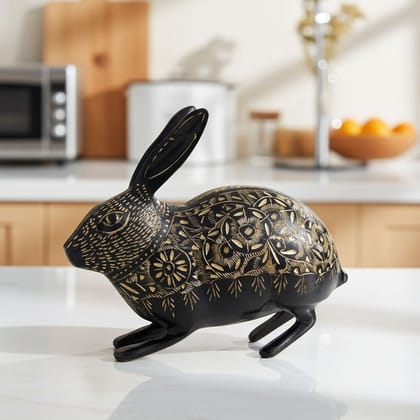 Brass Showpiece Rabbit Statue (ANMAS061 D)