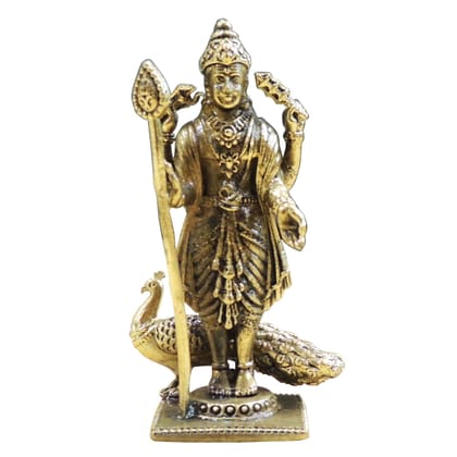 Brass Kartike Decorative Statue, Height : 3 Inch (BSMAS1861 C)