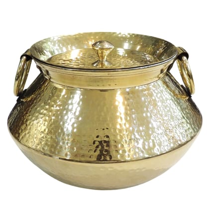 Pure Brass Handi with Lid | Traditional Biryani Handi Pot for Slow Cooking, Serving & Indian Cuisine (BCMAS207 C) Pure Brass Handi with Lid | Traditional Biryani Handi Pot for Slow Cooking, Serving & Indian Cuisine (BCMAS207 C)
