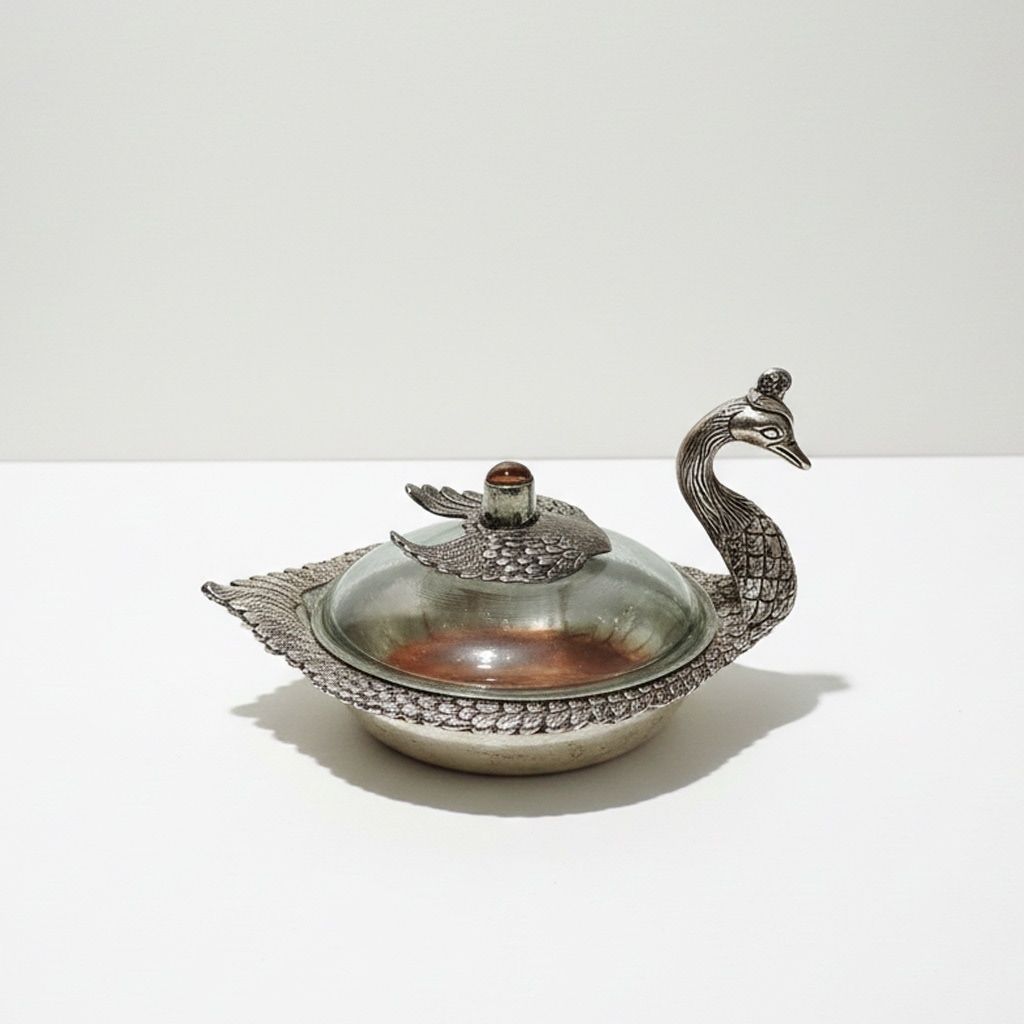 Aluminum Showpiece Sisha Chiriya Statue (ASMAS010)