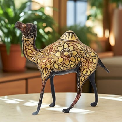 Brass Camel Table Decor Showpiece Statue for Home, Office & Gifting, Height : 9.5 Inch (ANMAS142 B) Brass Camel Table Decor Showpiece Statue for Home, Office & Gifting, Height : 9.5 Inch (ANMAS142 B)