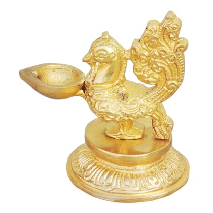 Brass Showpiece Murga Deepak Statue (BSMAS028)