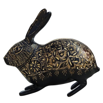 Brass Showpiece Rabbit Statue (ANMAS061 D)