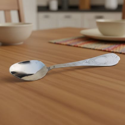 Stainless Steel Baby Spoon Mirror Finish Feeding Spoon (SMAS088 B)