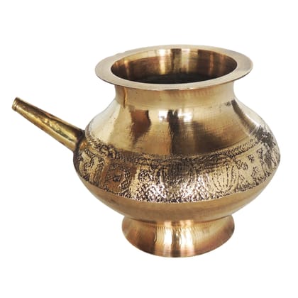 Brass Karwa Lota, Capacity : 350 ML (ZMAS310 D) Brass Karwa Lota, Capacity : 350 ML (ZMAS310 D)
