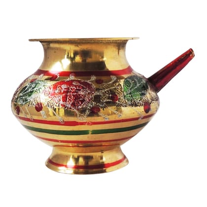 Brass Karwa Colour 10 , 300 ML (ZMAS309 F) Brass Karwa Colour 10 , 300 ML (ZMAS309 F)